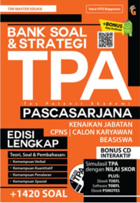 Bank Soal & Strategi Tes Potensi Akademik Pasca Sarjana (S2 & S3)